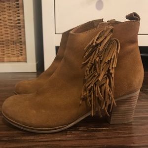 Coconuts by Matisse Fringe Suede Booties
